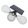 Solar Garden Lights Professional Waterproof 3 Heads Rotation High Power