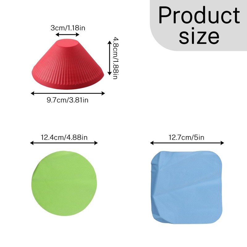 Tabanzhe Rubber Jar Gripper Pads-3PCS Bottle Lid Tops Openers Multi-Purpose