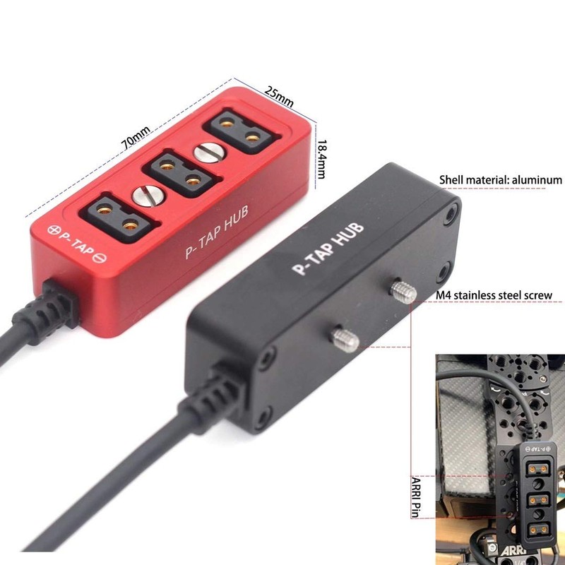 DRRI 3 Port P-Tap to Dtap Metal Power Distribution Box
