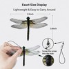12PCS 3D Artificial Dragonfly Clips – Durable TPR/PVC Hanging Ornaments
