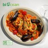 biocean 12.5 Inch Compostable Oval Plates [125-Value Pack] - Sustainable