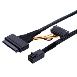 DiliVing 𝐃𝐢𝐋𝐢𝐧𝐤𝐞𝐫 𝐌𝐢𝐧𝐢𝐒𝐀𝐒-𝐇𝐃 to 𝐔.𝟐 𝐍𝐕𝐌𝐞 SSD,𝐒𝐅𝐅-𝟖𝟔𝟒𝟑 𝐭𝐨 𝐒𝐅𝐅-𝟖𝟔𝟑𝟗 Cable,75CM