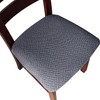 LOPYXBR Dining Chair Seat Covers Set of 6 Jacquard Dining
