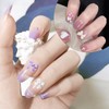 HUTRADE 3D Bow Knot Nail Charms Nail Art Pendants with
