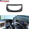 car-attention Carbon ABS Dashboard Instrument Panel Frame Trim Cover For