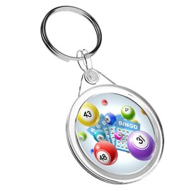 Destination Vinyl Keyrings 1 x Bingo Game Kids Fun - Keyring IR02 Mum Dad Kids Birthday #2124