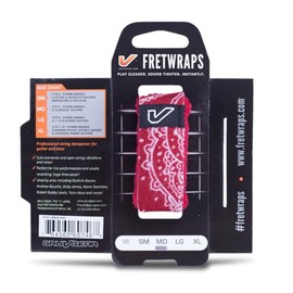 Gruv Gear Bandana FretWraps , Extra Large, Red