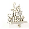 Metal Stocking Hangers Trees Snowflakes and let it Snow By
