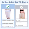 HANSILK HANSILK Catheter Leg Bag Holder 2 Pcs Convenient Washable