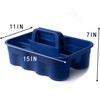 Matthew Large Plastic Tote Tool & Deluxe Supply Cleaning Caddy