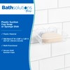 Kenney Plastic Shower Soap Bar Holder, Clear