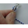 Handmade BLUE DOUBLE SIDED EVIL EYE PROTECTION BEADED EYEGLASS HOLDER