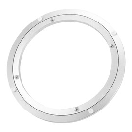 DADAJAVE 12 Inch Aluminium Alloy Turntable Diameter 300 mm Aluminium Swivel Ring Silver, Load Capacity up to 60 kg, Heavy Duty, Swivelling, Lazy Susan, Rustproof Turntable for Rotary Table