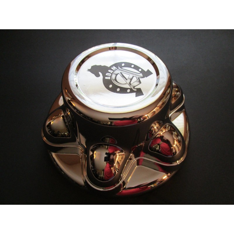 Adam 6 Lug 5.5" Bolt Circle Trailer Chrome Center Hub
