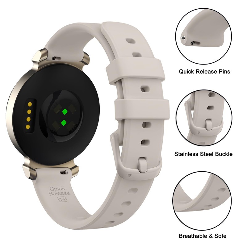 ViCRiOR 6 Pack Watch Bands Compatible with Garmin Lily 2