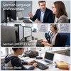 German Keyboard QWERTZ Layout Wired USB,(Not Fading Character) Laptop/PC