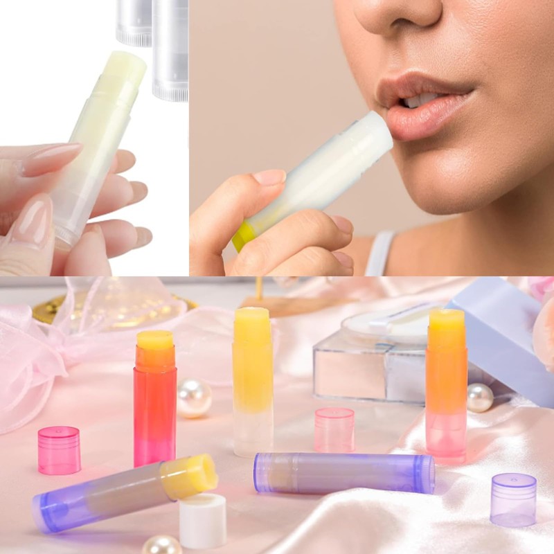 KQHOMEI Lip Balm Tube, Lip Container, Lip Case, Set of