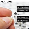 DAOKAI A3144 3144E OH3144E Hall Effect Sensor Magnetic Detector Switch