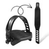 Totority 2 Pairs Adjustable Heavy Duty Bicycle Pedal Straps for