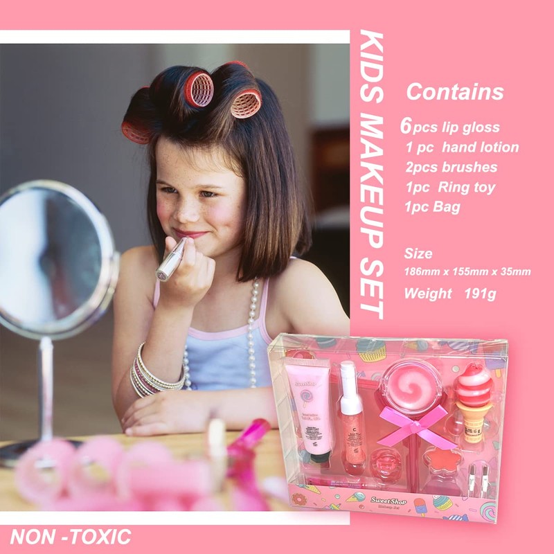 M&U MAKE YOU UP Lip Gloss Set for Girls, 11Pcs