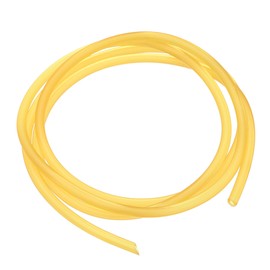 sourcing map Natural Latex Rubber Tubing 2mm ID 4mm OD 3.3ft Highly Elastic for Sports Exercise Fitness