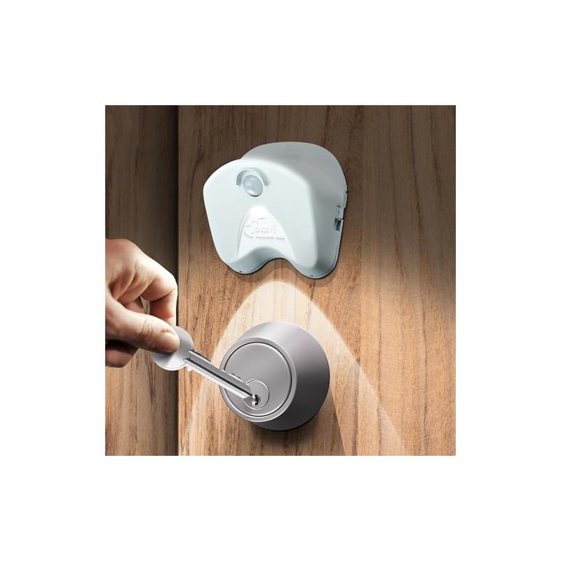 Jokari Lock Light Easy to Install Motion-Activated Deadbolt Illuminator for