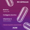 Biotina Colágeno Vitamina C 90 Cápsulas Flow Sin sabor