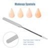 Liquid Foundation Spatula Stainless Steel Ergonomic Nail Art Makeup Stirring
