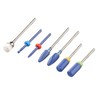 7pcs Nail Drill Bit Home Salon Portable Ceramic Cuticle Remover