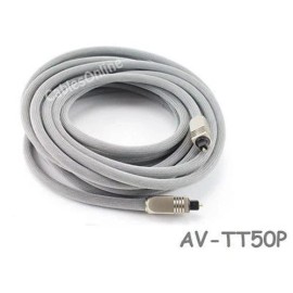 CablesOnline 50ft Premium Toslink to Toslink Digital 8.0mm OD  Audio Optical Cable, AV-TT50P