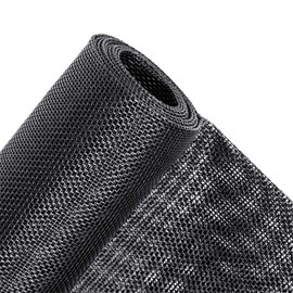 MAGZO MAGZO Pet Proof Window&Door Screen Replacement Mesh, 60" W x 96" L, Best Vinyl Coated Polyester Dog Cat Resistant Heavy Duty, Net Netting Curtain Wire Roll Repair Kit for Patio/Porch/Sliding, Black