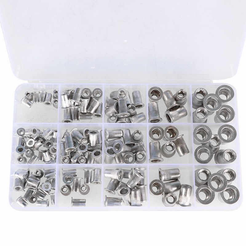 150Pcs (M3 M4 M5 M6 M8) Rivet Nuts Metric Rivet