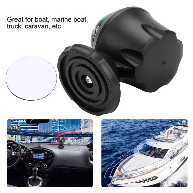 Gegong Adjustable Night Vision Compass for Boats Vehicles Black Marine
