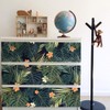 Alwayspon Tropical Decals for MALM Dresser, Removable Drawer Front Stickers,