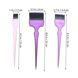 Vaguelly Hair Dyeing Applicator Set Durable Salon Accessories Barber Tool for Quick Neat DIY Hair Coloring Easy to Clean Multiple for Convenient