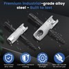 KCMOSGI 2 Pcs Grease Fitting Tool, 4-in-1 Grease Zerk Fitting
