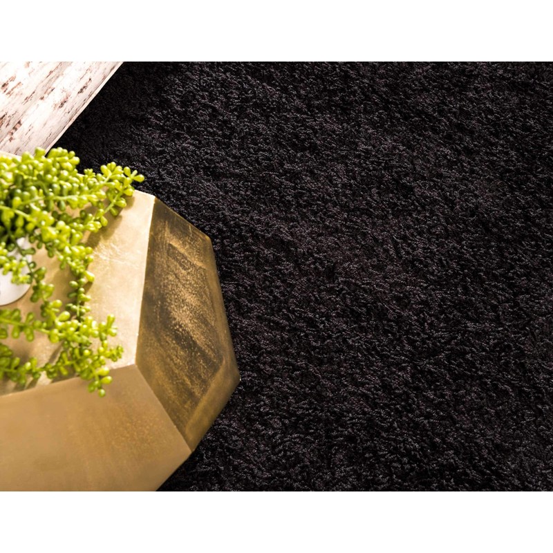 Unique Loom Solid Shag Collection Area Rug (7' 10" x