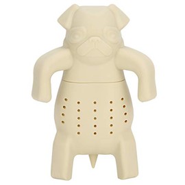 Filtro de Té, Infusor de Té Reutilizable en Forma de Perrito de Silicona con Múltiples Agujeros para Hogar y Oficina