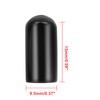 Bonsicoky 60 Pcs Round Rubber End Caps, 3/8" (9.5mm) ID