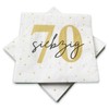 in due 20 Napkins for 70th Birthday 33 x 33