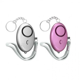 Self-Defense Personal Alarm Keychain with Smart LED & SOS Emergency Alert - Wolf Guardian 41 Free Size/Rose Gold 5ea