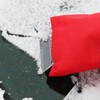 com-four® 2x Plastic ice scraper - Scraper with lined glove