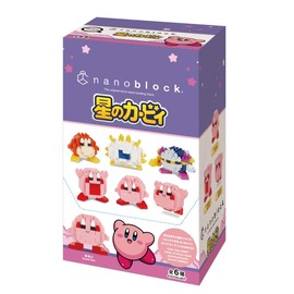 Nanoblock Mini Nano Kirby (Box) NBMC_29S Box Product, 1 Box = 6 Pieces, 6 Types in Total