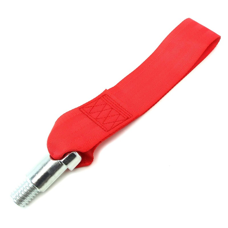 iJDMTOY (1) Red High Aesthetic Racing Tow Hook Strap Set