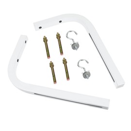 COHEALI 2pcs Projector Screen Mount Bracket Wall Hanging Hook Bracket for Manual Pull Down Screens Durable Support for Drywall Brick Walls