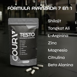 KIT COURA Mens Testo + Omega 3 - Vitaminas para Hombre