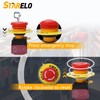 STARELO 22MM 1NC Red Mushroom Emergency Stop Latching Push Button