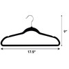 Elama Hangers Heavy Duty Clothes Hanger Set, Black