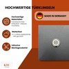 KTC-Home Premium Doorbell Iron Glimmer LED Push Button White 9