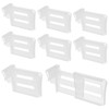 ASTIMESA Adjustable Clear Fridge Divider Set, Retractable Fridge Door Organizer